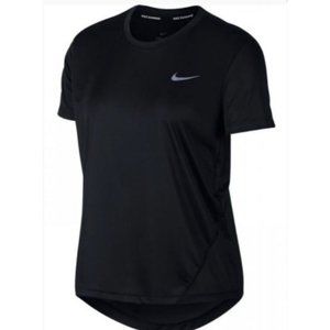 Women’s NIKE Dry-Fit T-shirt Small Mesh Back Short Sleeve Black